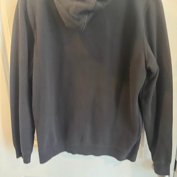 PUMA Hoodie Mens Medium Black Long Sleeve Pullover Kangaroo Pocket Drawstring - Picture 8 of 9